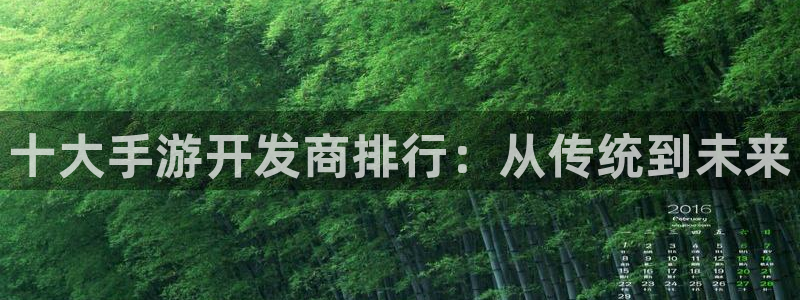 V8娱乐平台：十大手游开发商排行：从传统到未来